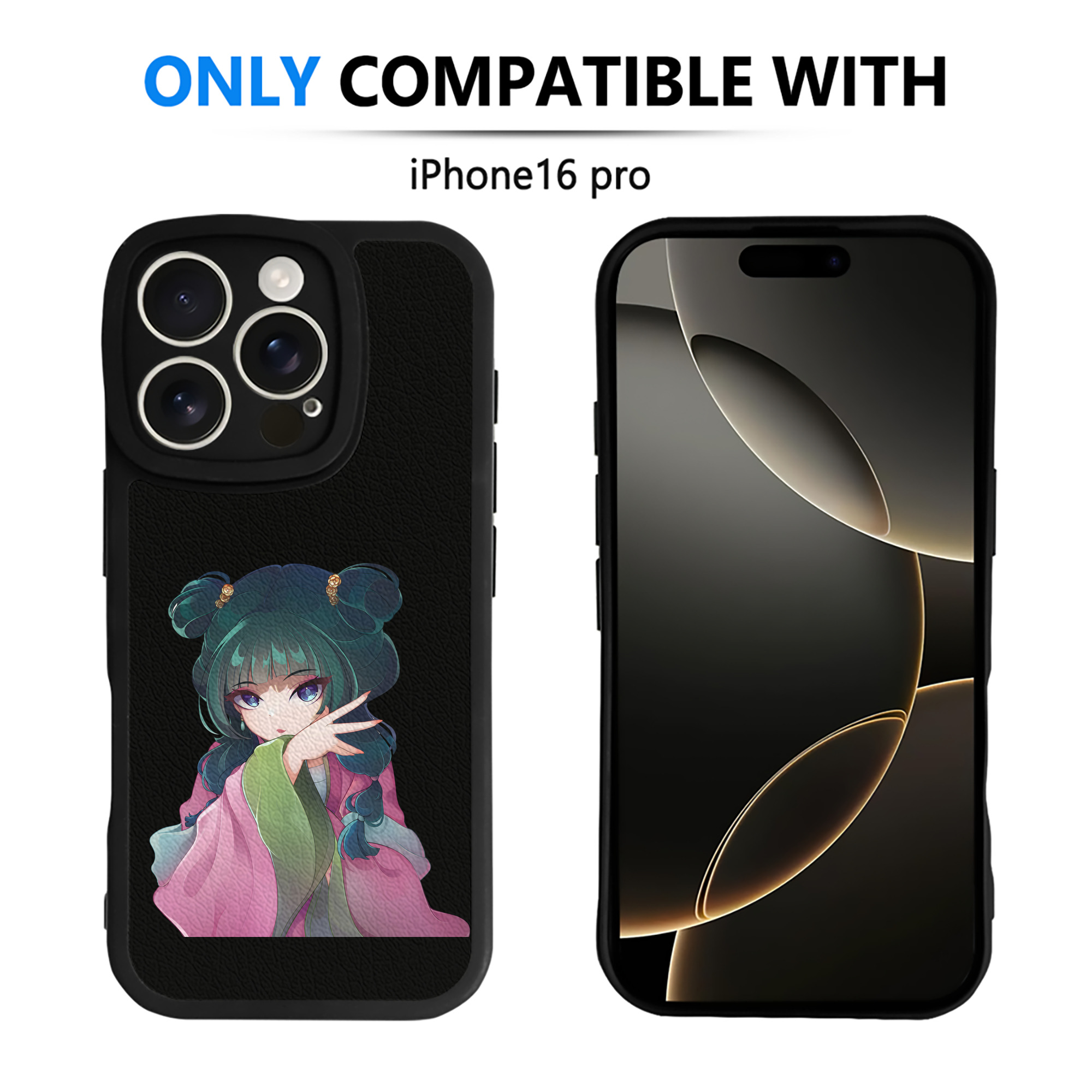 薬屋のひとりごと The Apothecary Diaries 【iPhone 16シリーズ対応】シリコンスマホケース（レザー調） 材質：シリコン